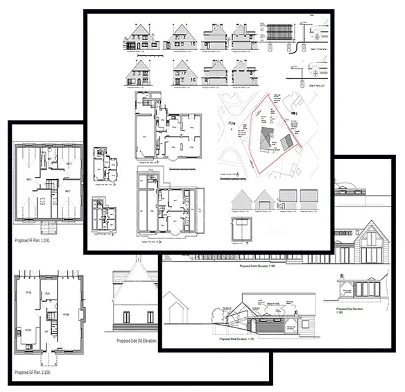Chartered Architectural Services Telford Shropshire - specialising in New Builds, barn conversions, building extensions, loft conversions, listed building consents, alterations, refurbishments and planning and building control applications.